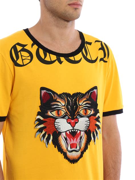 gucci tshirt cat|Gucci mules angry cat.